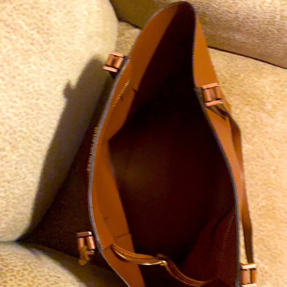 NWT brown leather MK purse